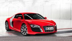 Ауди Р8 красного цвета обои hd