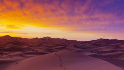 Пустыня Сахара песчаные дюны обои на рабочий стол