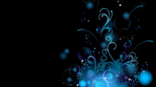 голубоватый, фоны, абстрактные, обои 3d, узоры