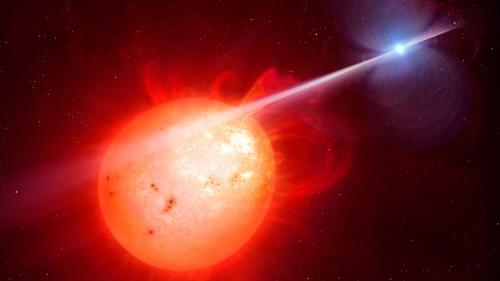 звезда красного карлика 4K обои