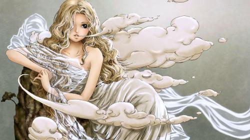 Ангел на небе