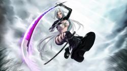 Аниме девушка HD обои бесплатно