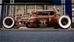 Винтажный автомобиль Hot Rod 