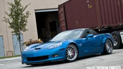 Голубой Корвет з06 шикарный автомобиль обои hd