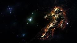 Гонщик в космосе картинки