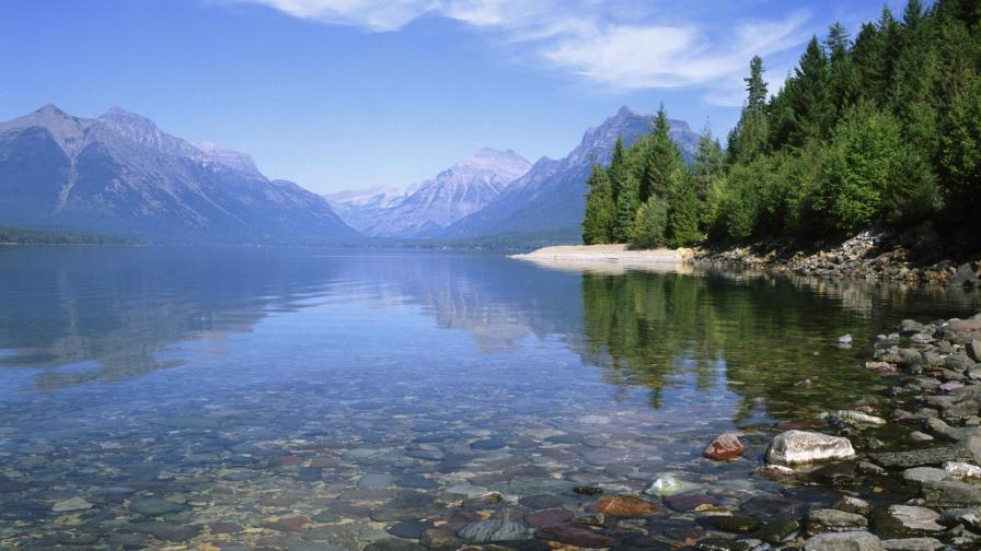 Горное озеро картинки на рабочий стол