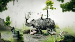 Городская жизнь абстрактные обои