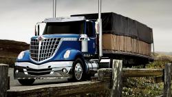 Грузовики, 2008, фон, свободный, международных, Лоунстар, тягач