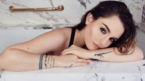 ДжоДжо, JoJo, певица, девушка, брюнетка, татуировка обои HD