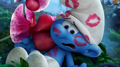 Зацелованный растяпа смурф обои hd