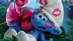 Зацелованный растяпа смурф обои hd