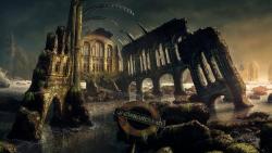 Картинка старой, разваленной архитектуры