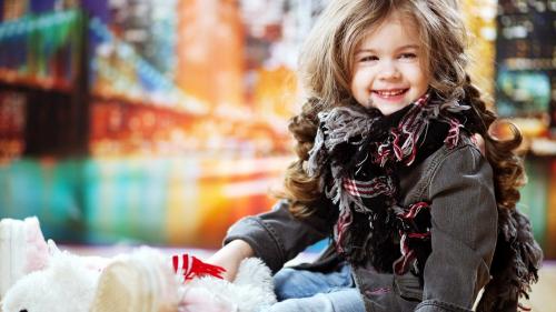 Модная маленькая девочка картинки для рабочего стола скачать