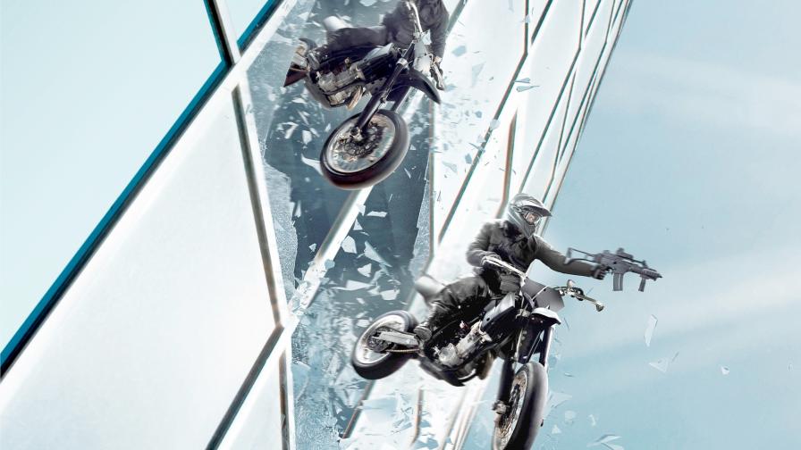 Мотоциклы прыгают с небоскреба экстрим обои