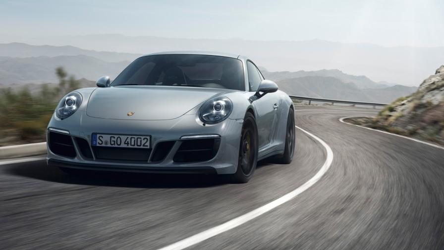 Порше 911 Каррера 4 GTS 2017 Кабриолет обои HD