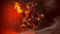 Рисованная фэнтези девушка