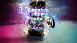 Рисунок современного телефона обои hd