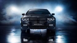 Седан BMW 7-Series Individual edition Black Ice обои HD