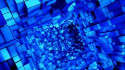 Туннель из кубов