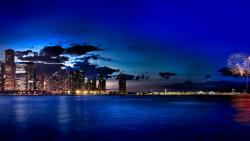 Фейерверки, Чикаго, Город, Иллинойс, США, заставки