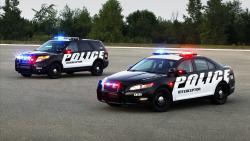 Форд полиции, перехватчик, внедорожник, мигалки