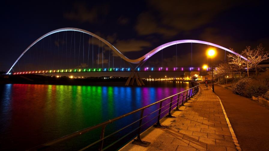 Фото ночной набережны скачать