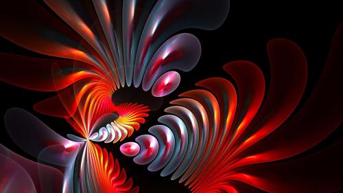 Фрактал, пузыри, обои