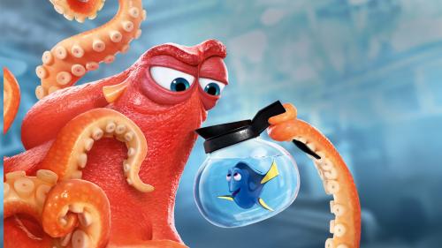 Хэнк, В поисках Дори, Hank, Finding Dory, осьминог, красный картинки
