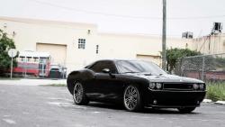 Черный Dodge Challenger R T 1971 большой автомобиль обои hd