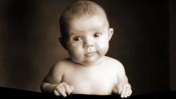 Широкоформатные обои милашного малыша