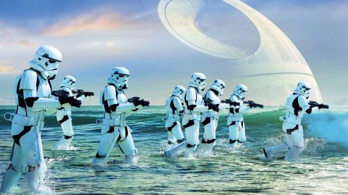 Штурмовик береговой обороны Звёздные войны обои