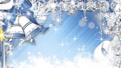 белые колокольчики и снежинки