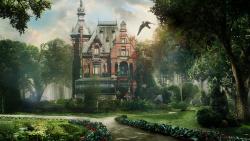 красивая фантазия дом мечты обои hd