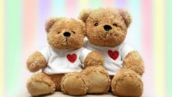 плюшевые медведи, День святого Валентина, любовь, романтика