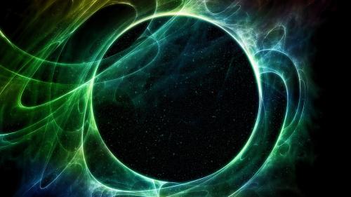 1920x1200 Зеленая галактика Аврора