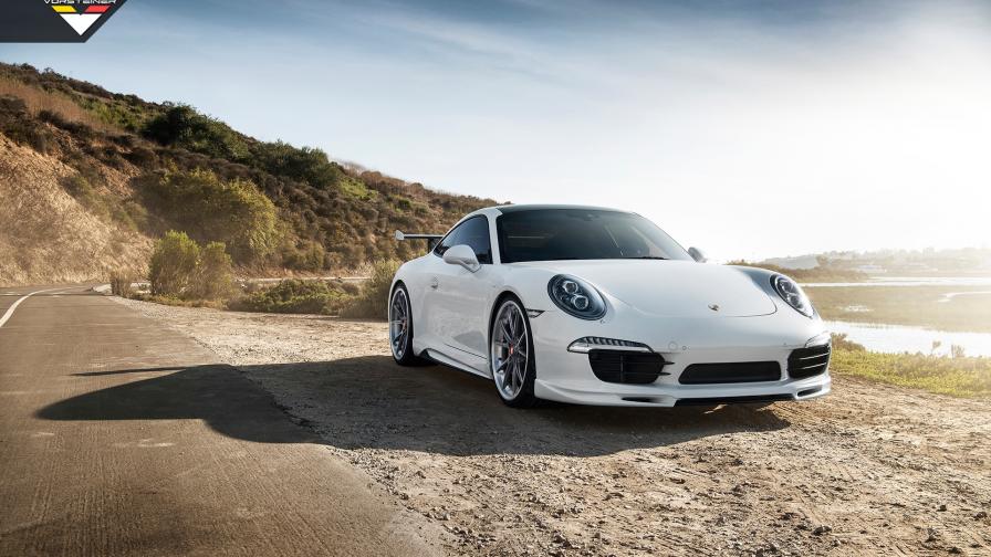 2016 Porsche 991 Carrera S Vorsteiner V GT Aero Program Carb HD Wallpaper