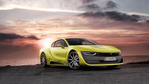 2016 Rinspeed Etos супермашина на закате у море