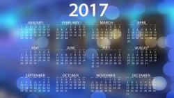 2017, calendar, 3840x2160, 4К, обои, календарь, фоны, заставка