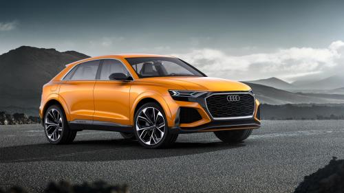 2018 AUDI Q8 sport concept обои HD