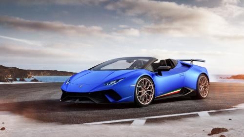 2018 Lamborghini Huracan Performante Spyder обои HD