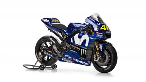 2018 Yamaha YZR M1 Movistar 4K обои
