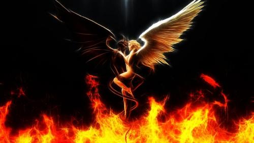 3d сказачный ангел в огне картинки на рабочий стол