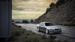 bmw m5 e39 на дороге обои hd