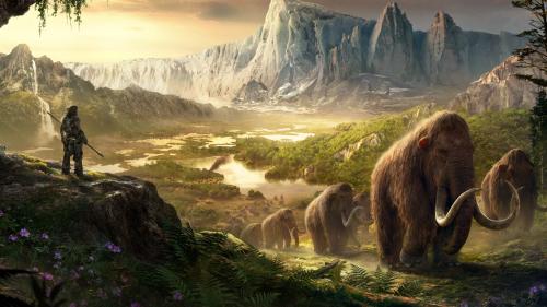Far Cry Primal, HD, Takkar, Mammoths, мамонты