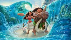 hd обои, моана, moana, мультфильм, Disney, природа, Моана Ваялики, Мауи, Пуа, Хей-Хей
