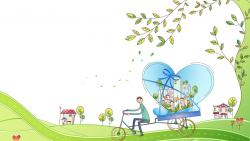 HD провези свой город на велосипеде обои на рабочий стол