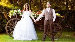 HD свадебная парочка, романтические обои, бесплатно