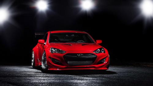 HD BTR Hyundai Genesis Coupe 2014 обои скачать