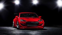 HD BTR Hyundai Genesis Coupe 2014 обои скачать