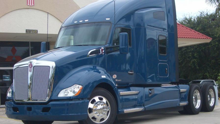 kenworth t680, тягач, фура